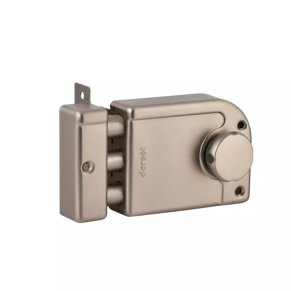 Dorset Phantom Series Trio Lock Dead Bolt Key and Knob Model Satin Nickel Finish Type, PHA303