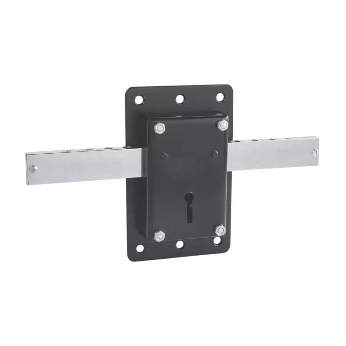 Jainson Locks Dos Chal Normal 3 Keys Jet Black Finish, 250