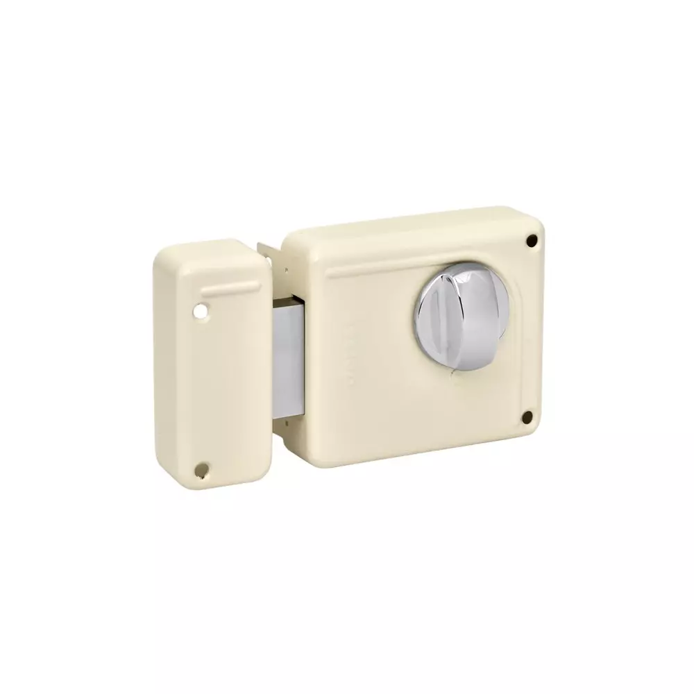 Dorset Smart Series Dead Lock Key and Knob Model Ivory Finish Type, SM 103