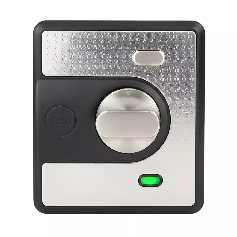 Yale Cinco Vertibolt Guard Rim Lock 14 Pin Thumbturn with Key Black Matt, CVB-500(BM)-TT