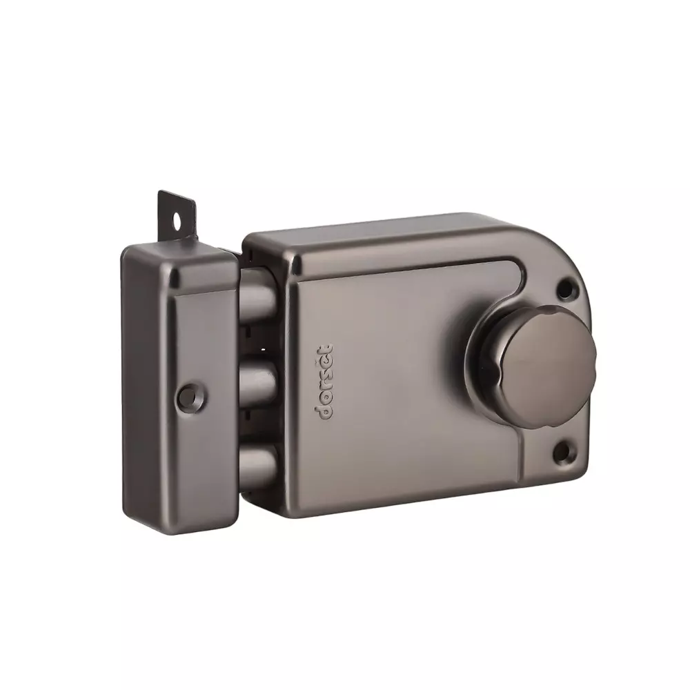 Dorset Phantom Series Trio Lock Dead Bolt Key and Knob Model Tatanium Matt Finish Type, PHA303