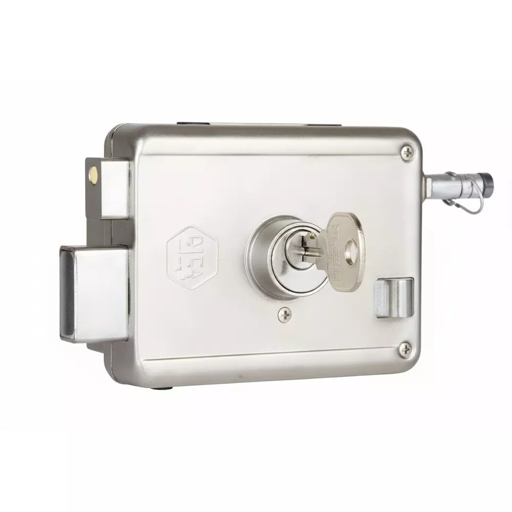 Yale R600 Rim Lock Thumbturn with Key Zinc Alloy Latch Silver Colour Coated, R600 TT DK (SIL)