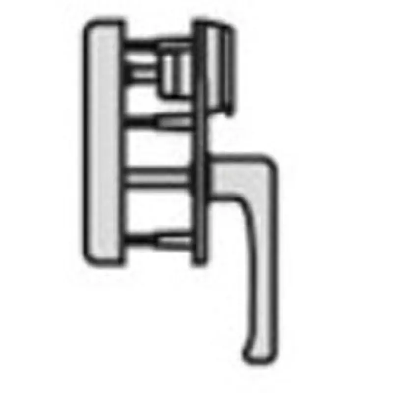 TAKIGEN Small Cremona Tablet Right Hand Opening 32-52 mm Applicable Door Thickness, A-363-2B-R