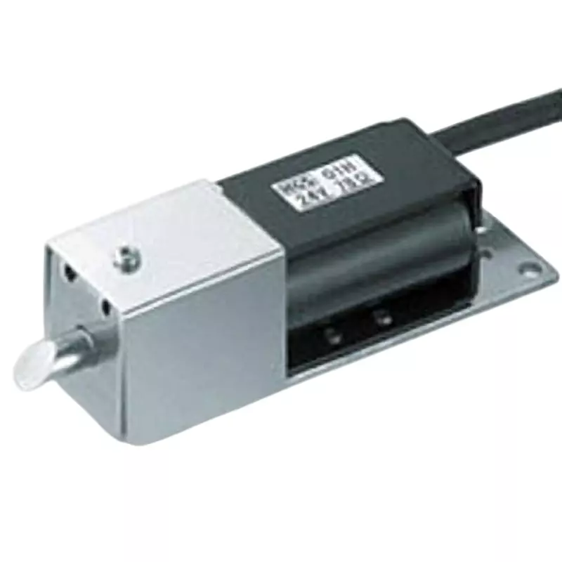 TAKIGEN Water Resistant Solenoid Lock (Unlocking Type When Energized), LE-70-11(24V)