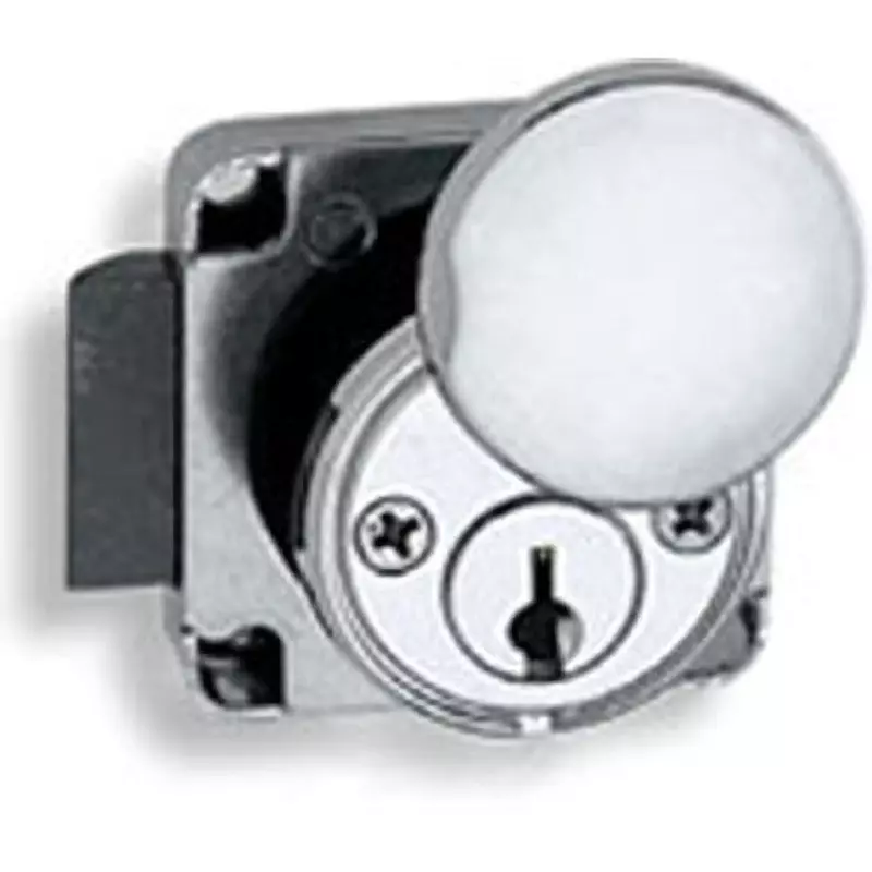 TAKIGEN Latch Lock with Cylinder (with Cap), C-332-2(#300)