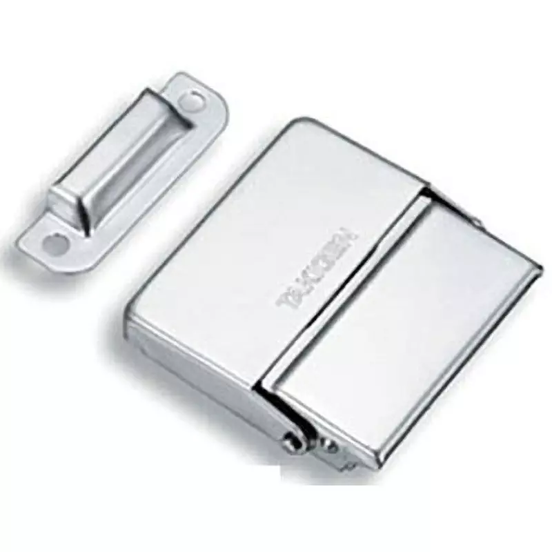 TAKIGEN Stainless Steel Square Snap Lock Gloss Barrel Polishing, C-1086