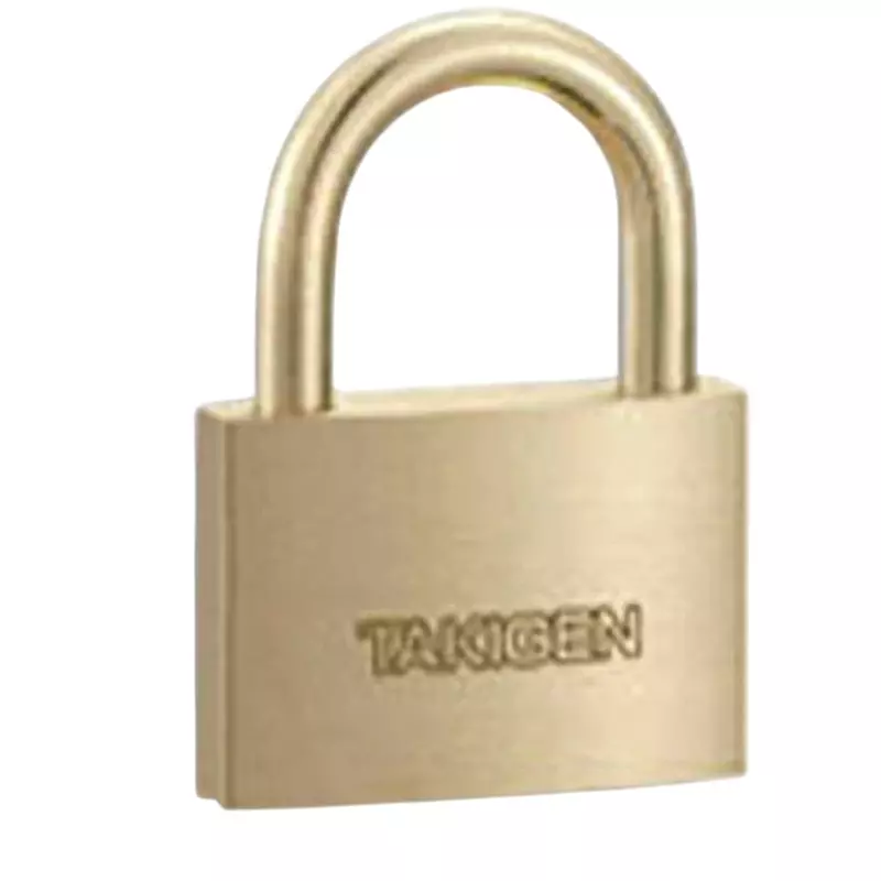 TAKIGEN Padlock (Key Difference) Hairline Finish with 3 Keys, C-555N-35