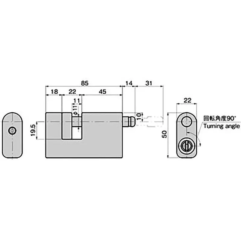 takigen-stainless-steel-personal-padlock-62814702