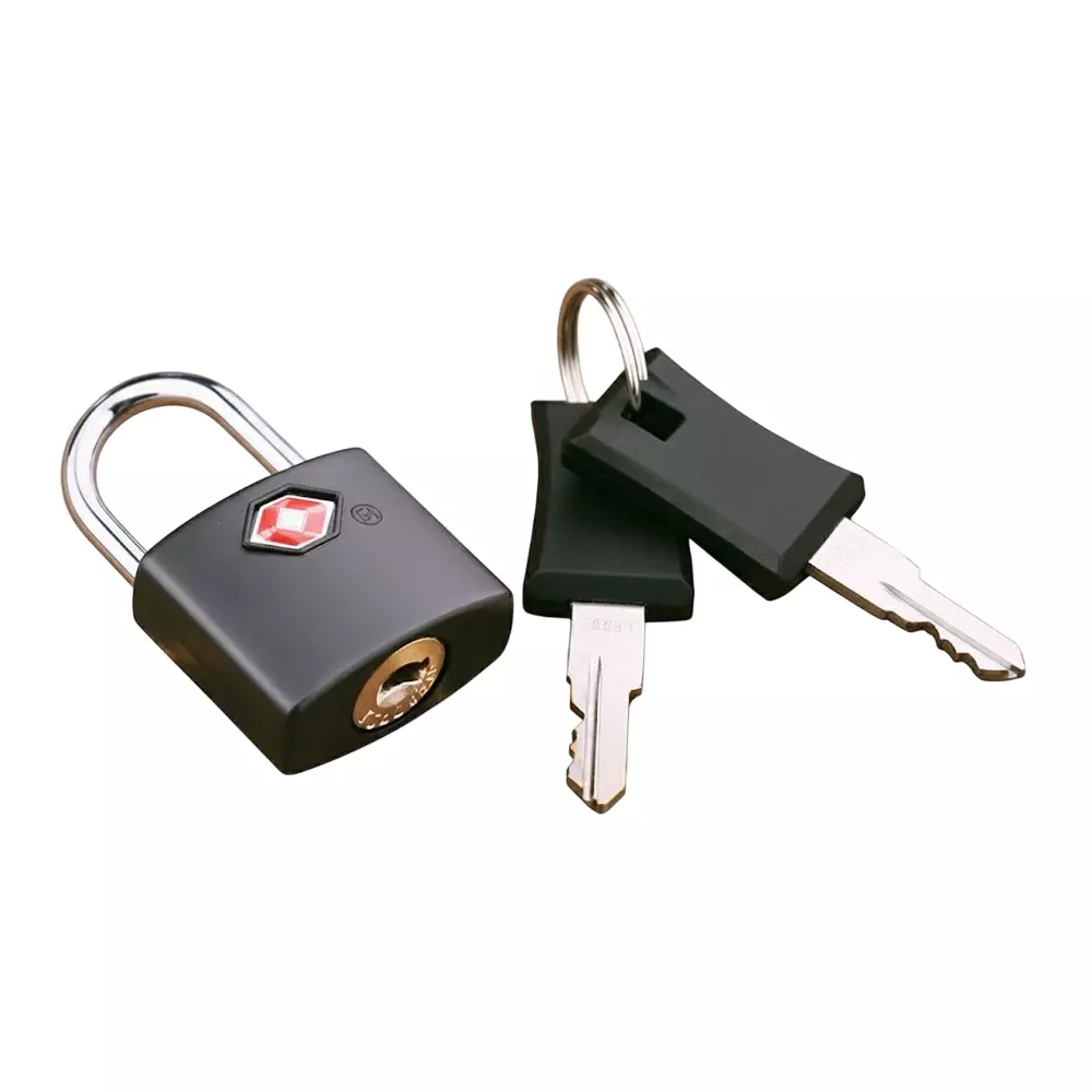 Harrison TSA Series Combination Lock Black Finish with 2 Keys, 0603