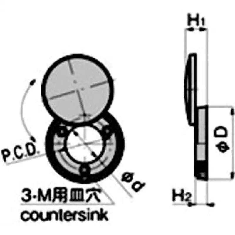 TAKIGEN Cylinder Lock Cap, CP-135-1-Black
