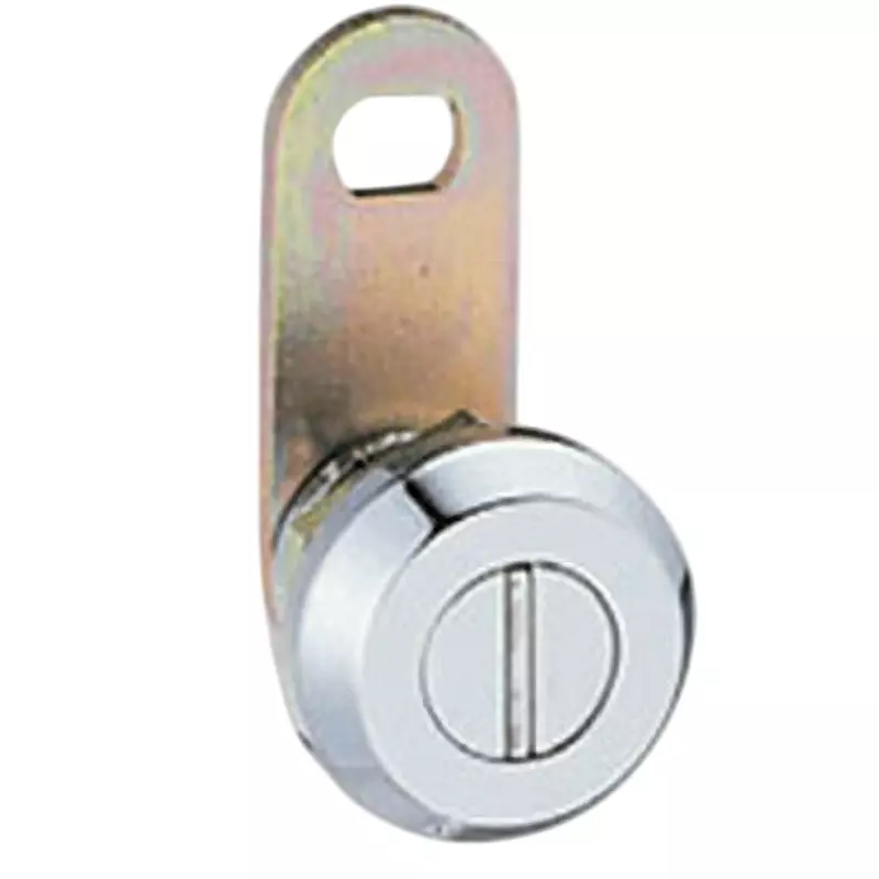 TAKIGEN Screwdriver Lock Zinc Alloy Chrome Plating with Lock Mechanism, C-286-1
