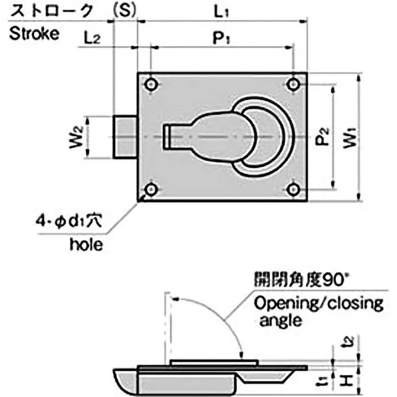 TAKIGEN Wireless Snap Lock Nickel Plating 1.5 mm Thickness 6 g, C-10-6