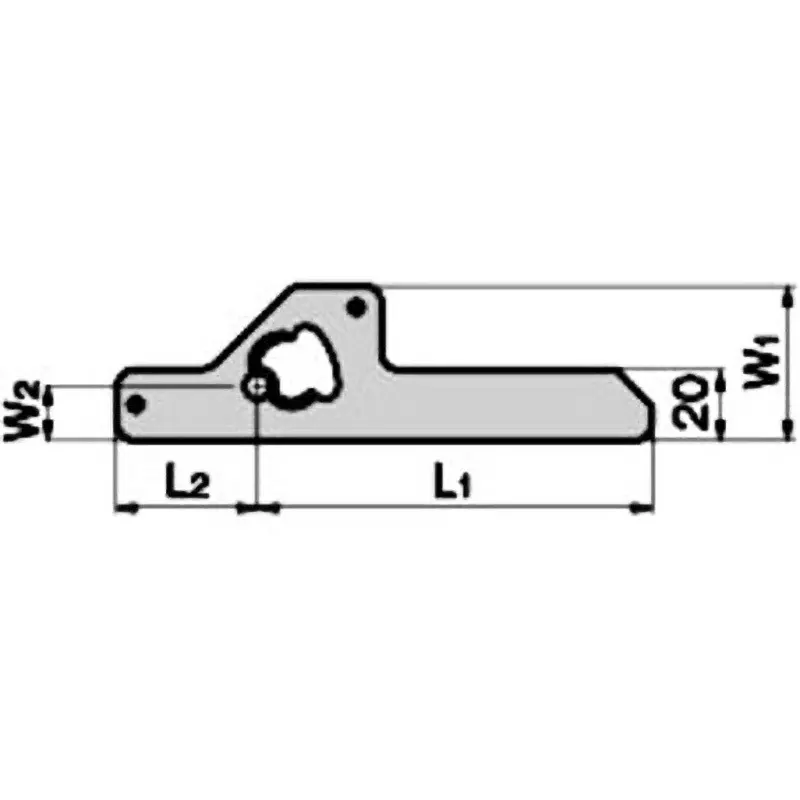 TAKIGEN Stopper for Flat Handle Galling Prevention, AC-25-U-1-LONG-R