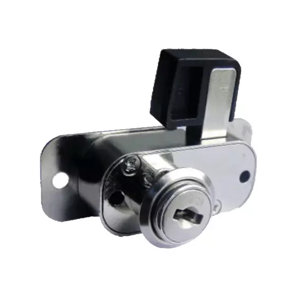 Ebco Premium Sliding Wardrobe Lock Nickel Plated Finish and Size 25 mm, P-WLS1-25