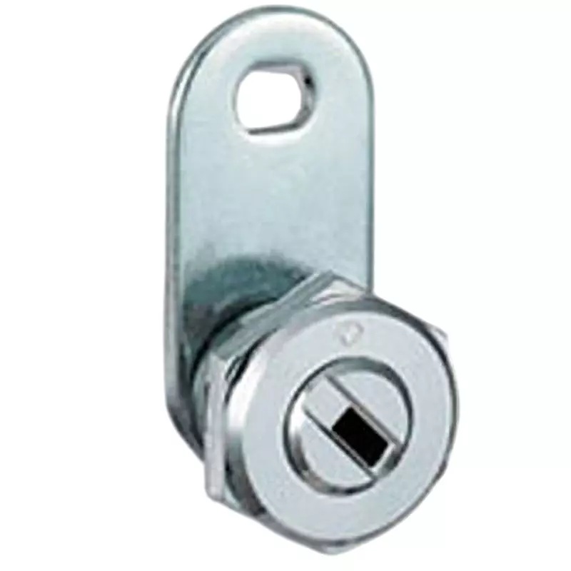 TAKIGEN Coin Lock Slim Chrome Plating, C-289-T-2 Different Key W/2