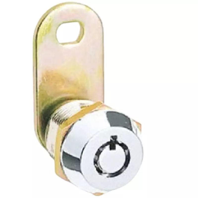 TAKIGEN Coin Lock Chrome Plating 45x29.7x5.3 mm (L1xL2xL3), C-88-2 Different key