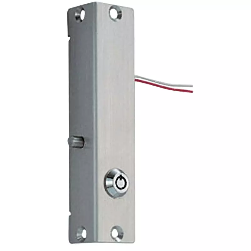 TAKIGEN Stainless Steel Corner Solenoid Lock Hairline Finish, LE-38