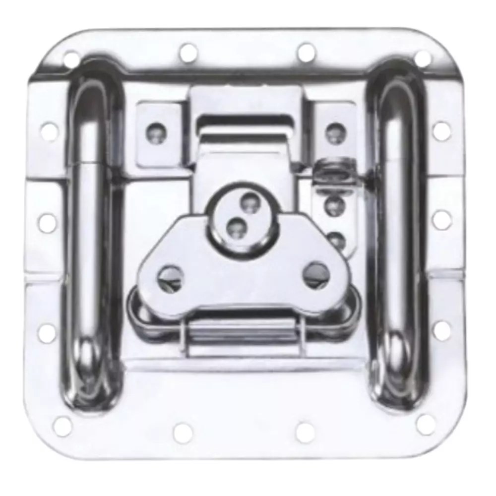 Le CAM Medium Butterfly Outer Lock Chorme Finish Mild Steel Silver For Flight Case, BFL 004