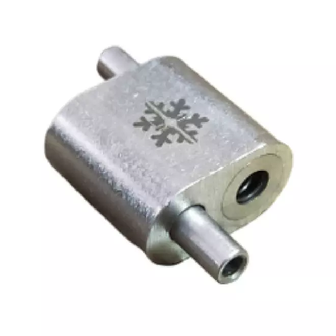 Pranjal Engineers Two Way Gripper Loop Lock for 1.5 to 2.5 mm Wire, Silver (Pack of 100 Pcs)