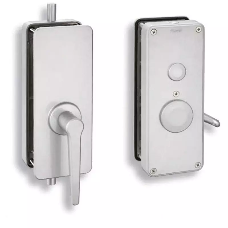 TAKIGEN Surface-Mounted Cremone Lock without Inner Handle Baking Paint Clear Finish, A-375-2B-XN-R