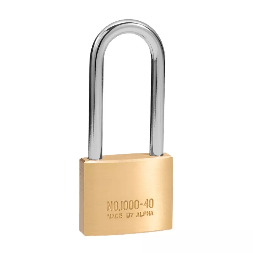 TAKIGEN Padlock 50 mm Height Φ6 mm Hanging Metal Diameter, C-555-40L/SM