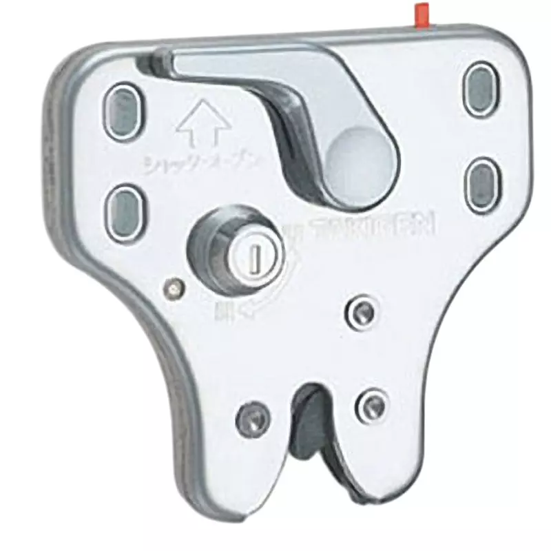 TAKIGEN Stainless Steel Shutter Lock with 2 Keys, C-1887 with indicator