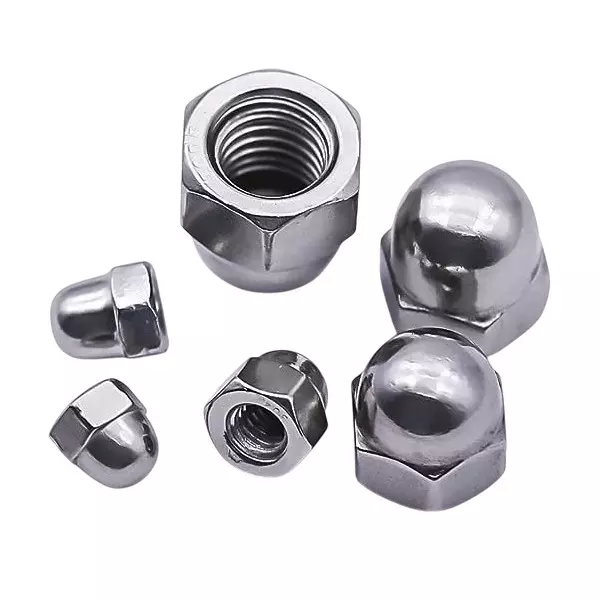GENERIC Stainless Steel Dome Head Nut M10 (Pack of 50 Pcs)