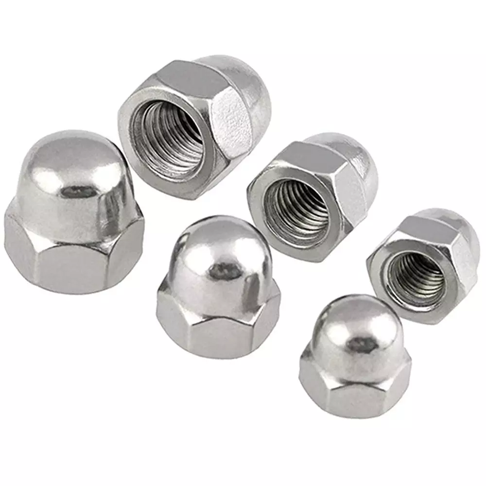 GENERIC Stainless Steel Dome Head Nut M10 (Pack of 25 Pcs)