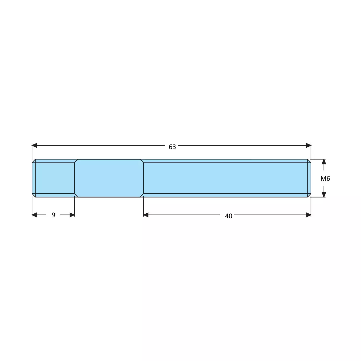 STEEL-SMITH Studs for T-Nuts DCS-663