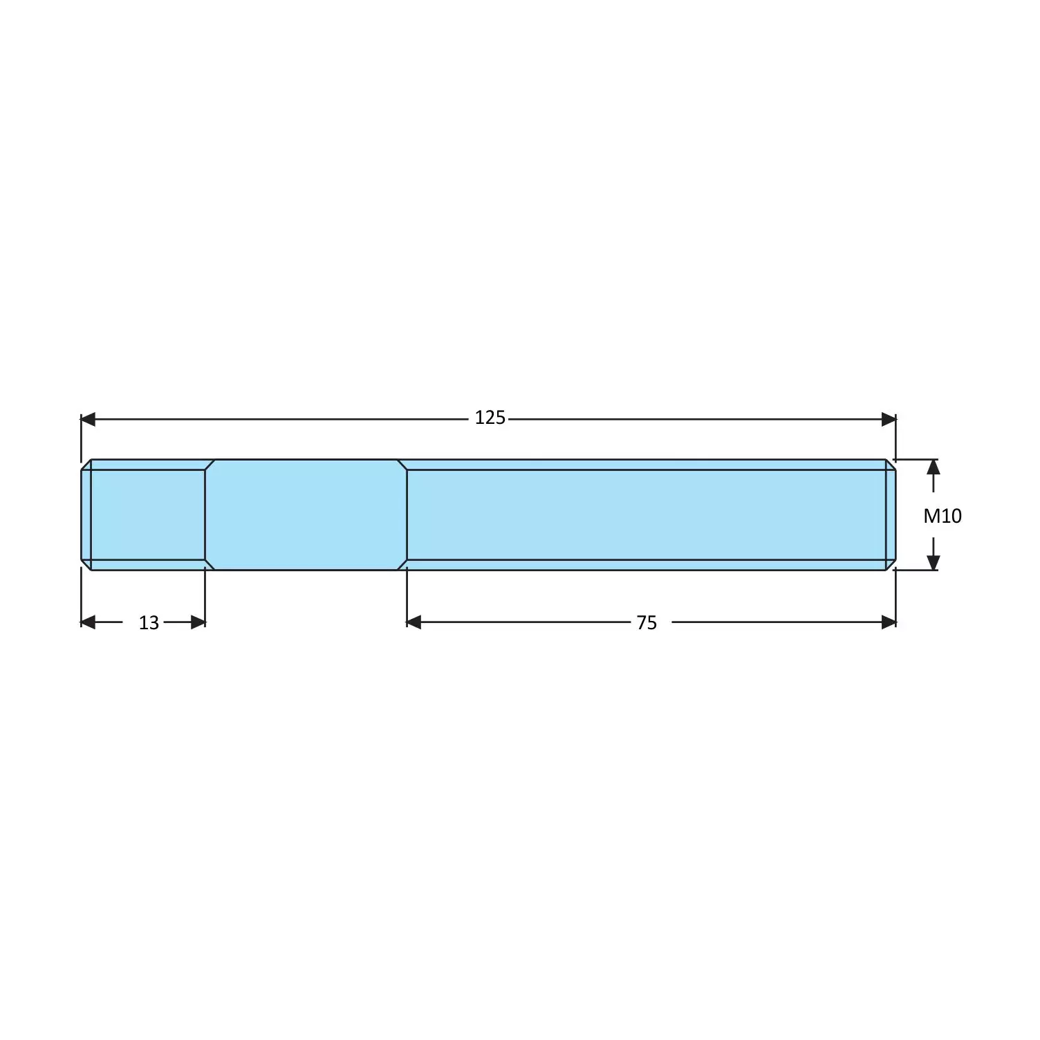 STEEL-SMITH Studs for T-Nuts DCS-10125