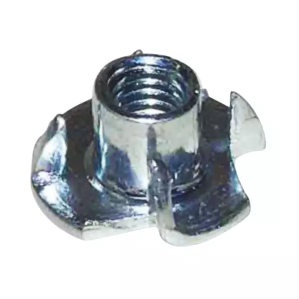 Ebco Cross Nut Zinc White Finish, Size M8 x 10 mm for Joining Furniture, CN810-I (Pack of 500)