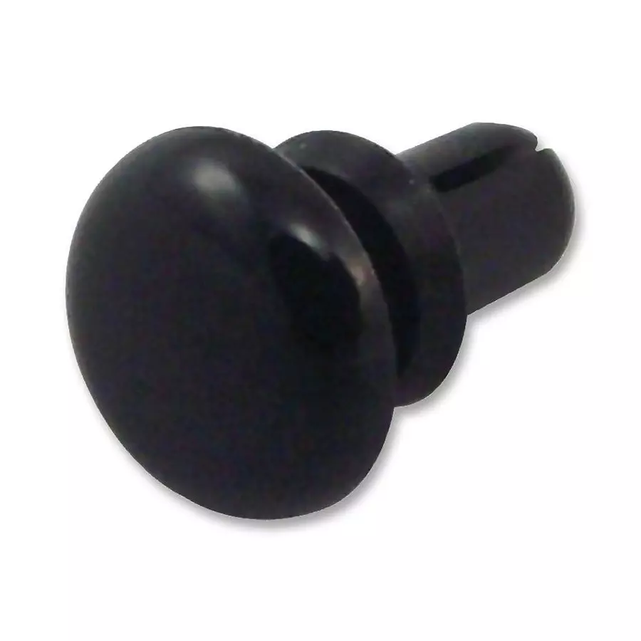 ESSENTRA COMPONENTS Plastic Rivets SNAP RIVET, NYLON 6, 4.1MM, BLACK, PK100, SR 4070B (Pack of 100)