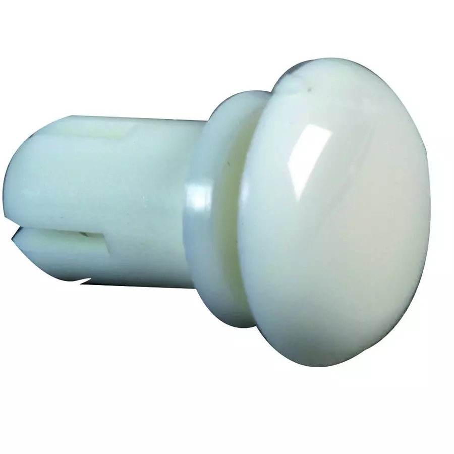 ESSENTRA COMPONENTS Plastic Rivets SNAP RIVET, NYLON 6, 4.1MM, WHITE, PK100, SR 4090W (Pack of 100)