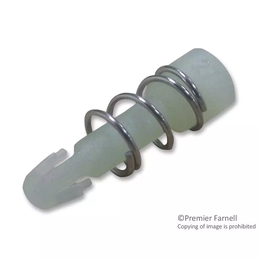 TR FASTENINGS RIVET, SPRING, NYLON 6.6, 16.4MM, PK50, TRHSR-1 (Pack of 50 Pcs)