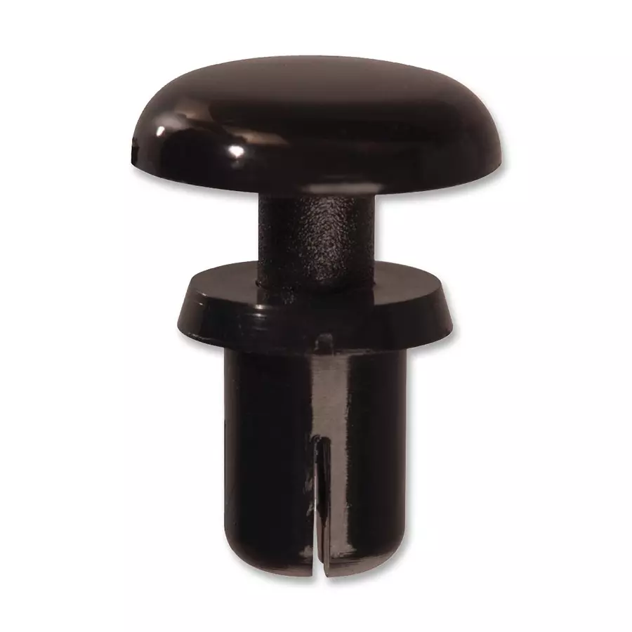 TR FASTENINGS Snap Rivet, Nylon 6, 4mm, 10mm, TRSR4100B (Pack of 100 Pcs)