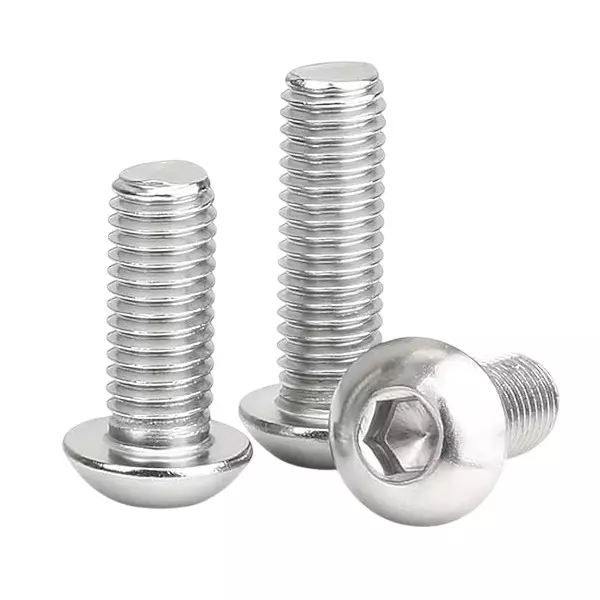 GENERIC Stainless Steel Button Head Socket Cap Screws M6x20 mm (Pack of 10 Pcs)
