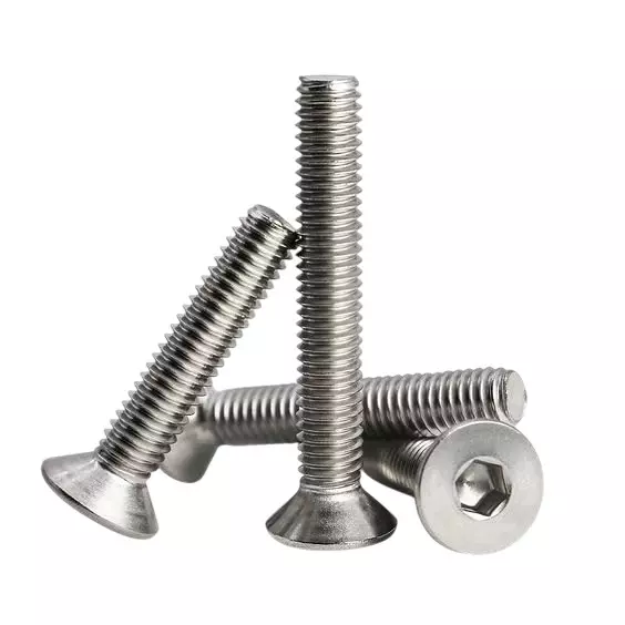 GENERIC Mild Steel CSK Allen Head Screw 5x20 mm (Pack of 100 Pcs)