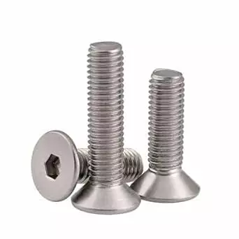 GENERIC 6x25 mm Stainless Steel CSK Allen Head Screw (Pack of 50 Pcs)