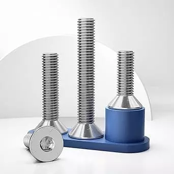 GENERIC 6x25 mm Stainless Steel CSK Allen Head Screw (Pack of 50 Pcs)
