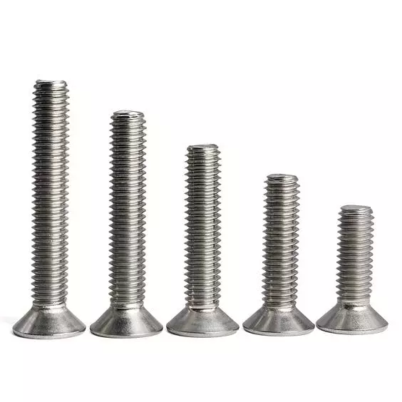 GENERIC 60 mm Mild Steel Allen Head Screw (Pack of 50 Pcs)