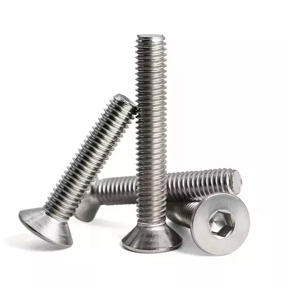 GENERIC 5x10 mm Stainless Steel CSK Allen Head Screw (Pack of 100 Pcs)