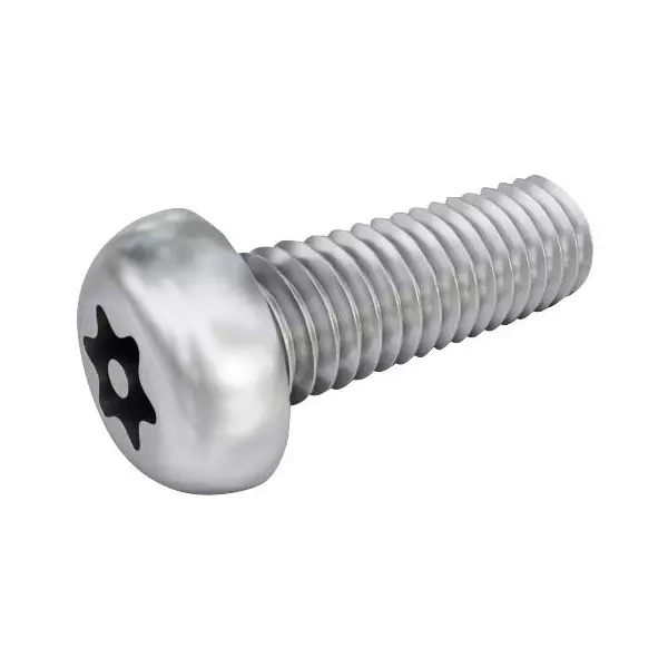 TR FASTENINGS Screw Button Head Pin Torx M6 Thread 60 mm Length, TR00045473-000 (Pack of 100)