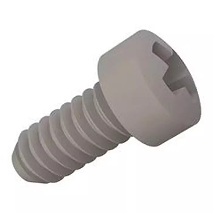 ESSENTRA COMPONENTS Pan Phillips Screw, 6-32 Thread, 6.4Mm, 010632Pw025