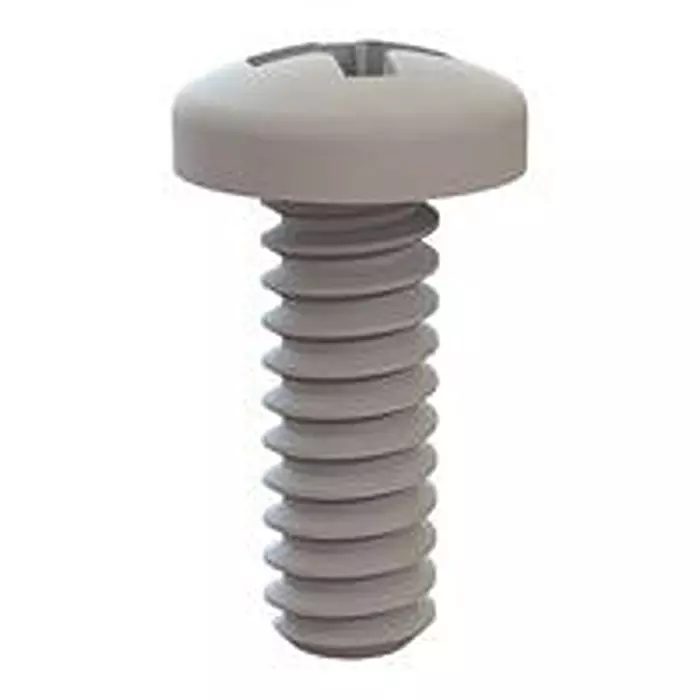 ESSENTRA COMPONENTS Pan Phillips Screw, 6-32 Thread, 9.5Mm, 010632Pw037