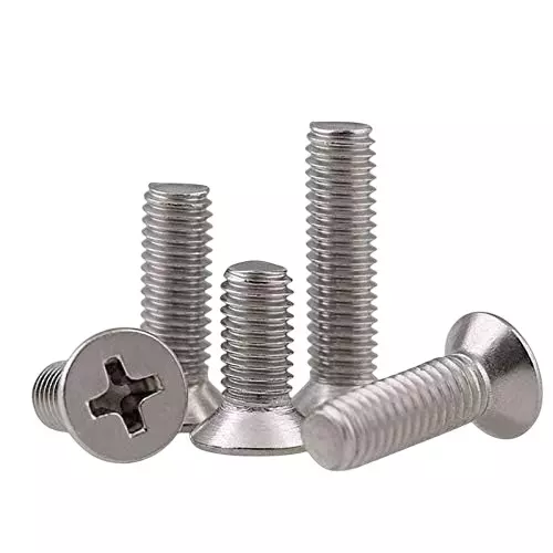 GENERIC Full Thread CSK Phillips Head Screw M3x20 mm Carbon Steel (Pack of 25 Pcs)