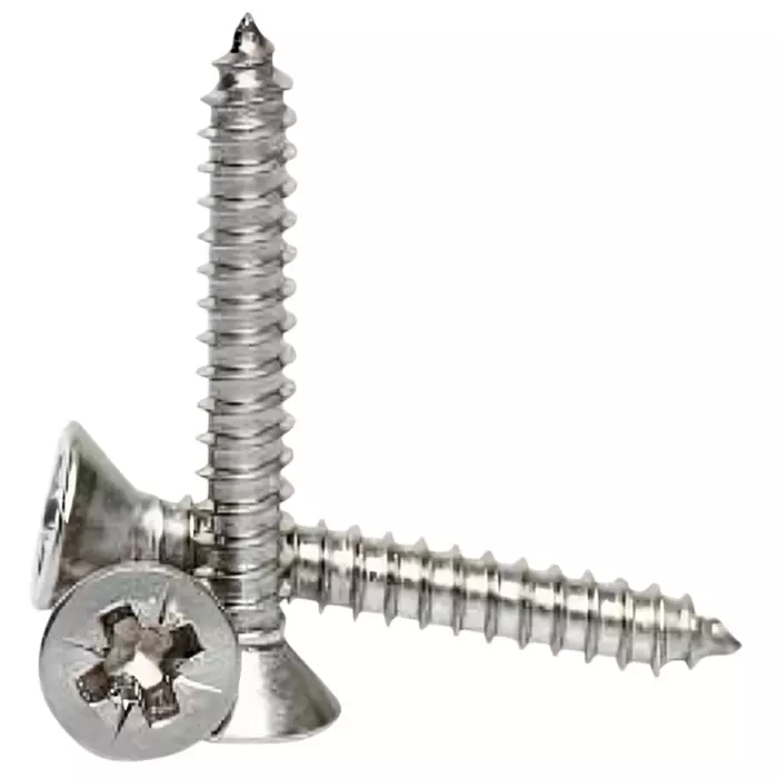 MITBIT Stainless Steel CSK Screw Silver Color, Size 6x16 mm (Pack of 158 Box)