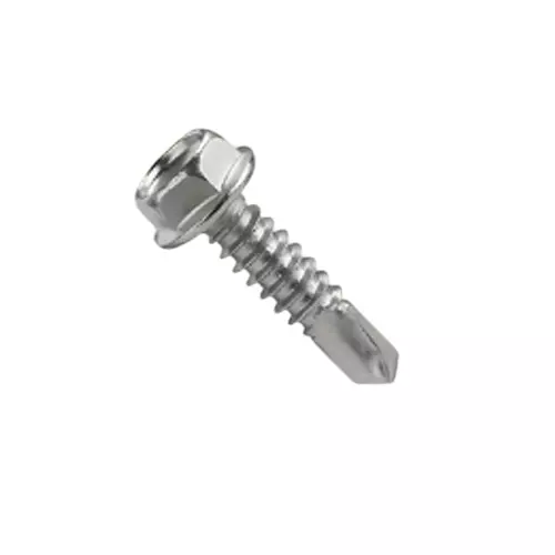 Shark Carbon Steel 1022 Self Drill Screw Hex Head (Pack of 100)