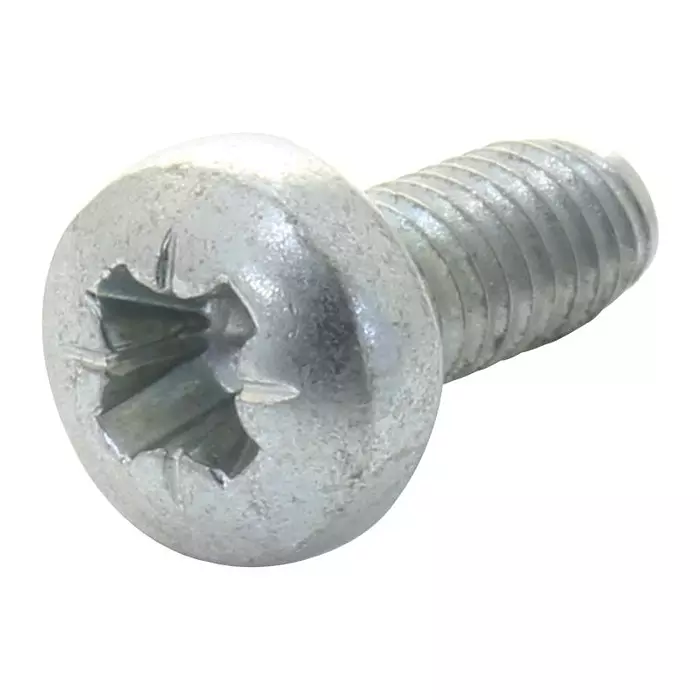TR FASTENINGS PAN HEAD POZIDRIV SCREW, STEEL, M2,PK100, M2.58PRSTTTZ100- (Pack of 100 Pcs)