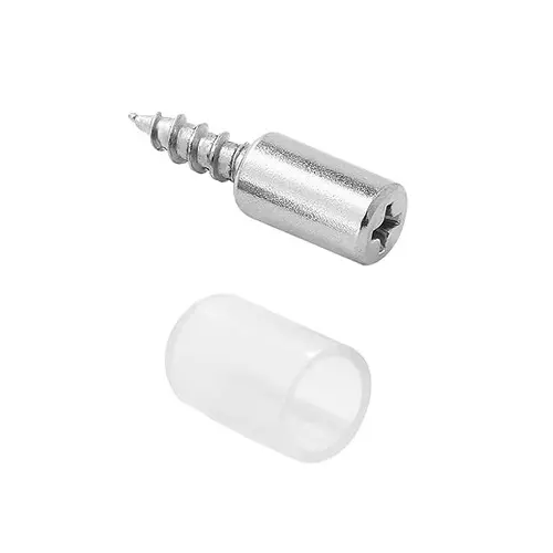 MED BUDDY Self Tapping Screw With Rubber Sleeve Fasteners 25 mm Silver (Pack of 100 Pcs)