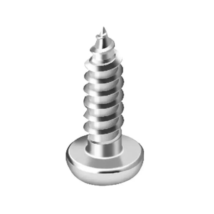 APL Self Tapping Screw Pan Philips Head 12 mm Dia 100 mm Length Stainless Steel A2 304 (Pack of 500)